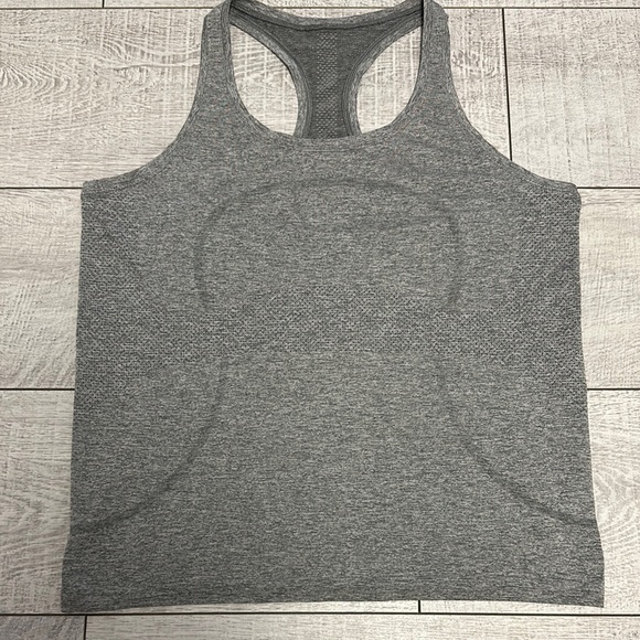 lululemon athletica Tops - Lululemon Gray Racerback Tank Top